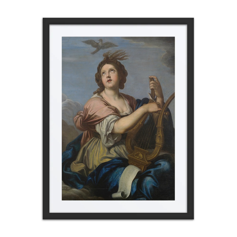 Muse Playing Her Lyre