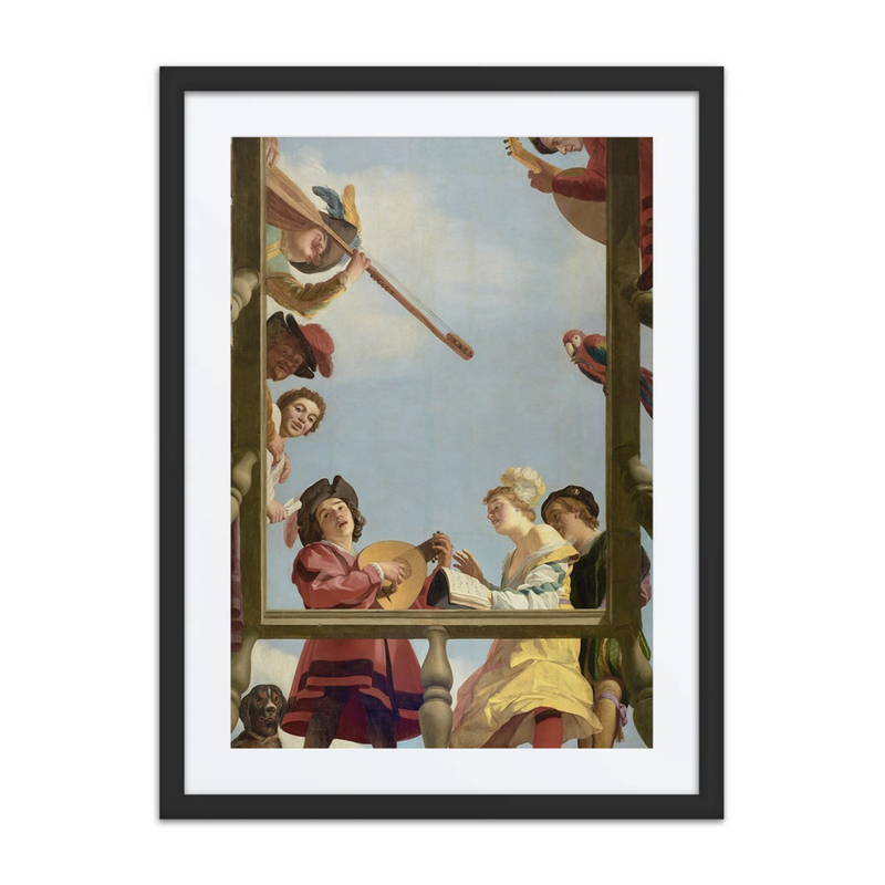 Musical Group on a Balcony