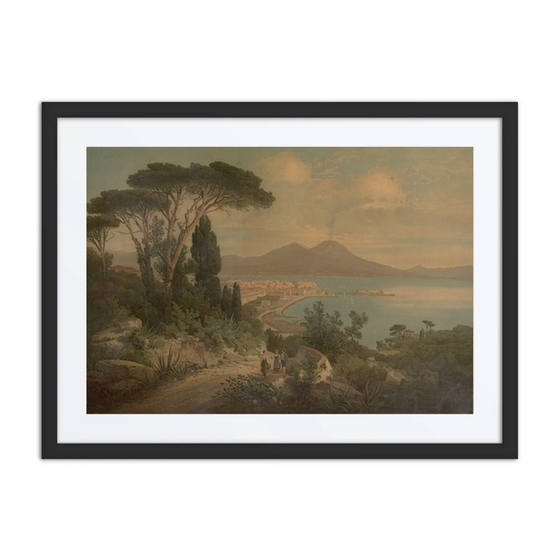 Naples with Mount Vesuvius