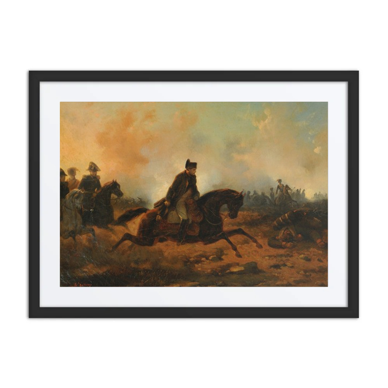 Napoleon Charging at Waterloo