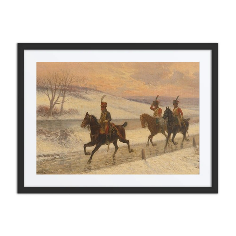 Napoleon’s Cavalry in Winter