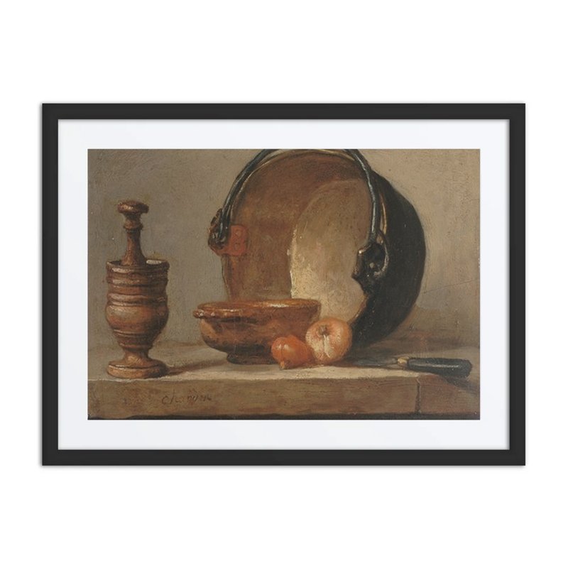 Nature Morte au Chaudron de Cuivre