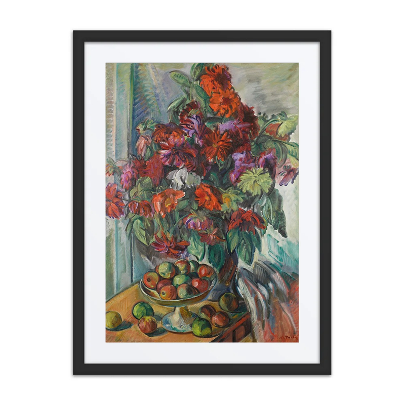 Nature Morte aux Fleurs et Pommes