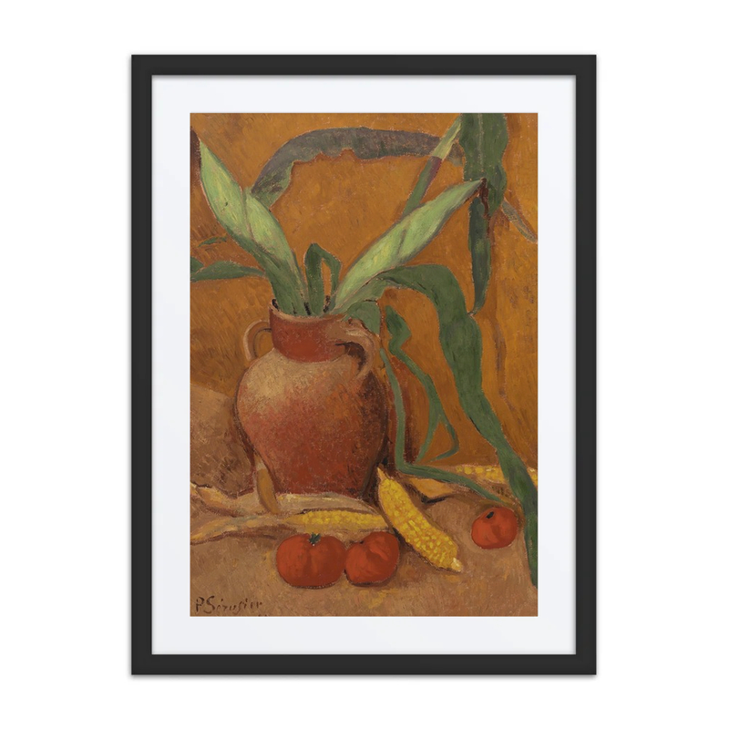 Nature Morte Avec Maïs et Tomates