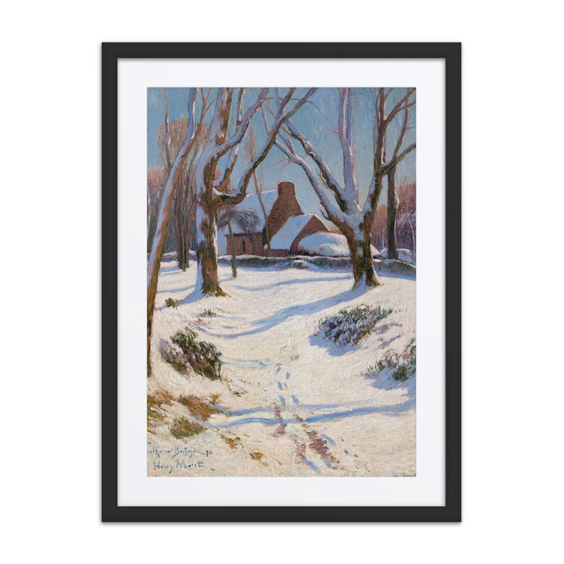 Neige en Bretagne