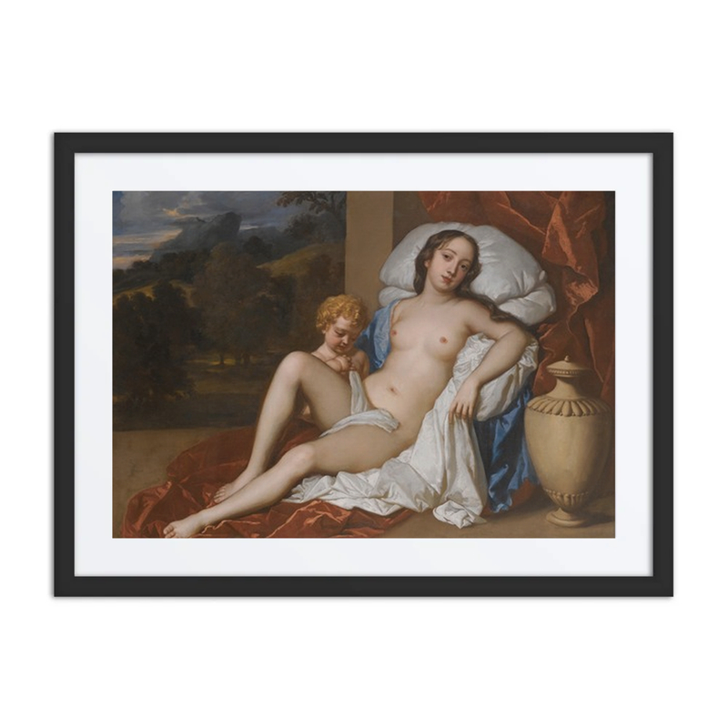 Nell Gwyn as Venus with Cupid