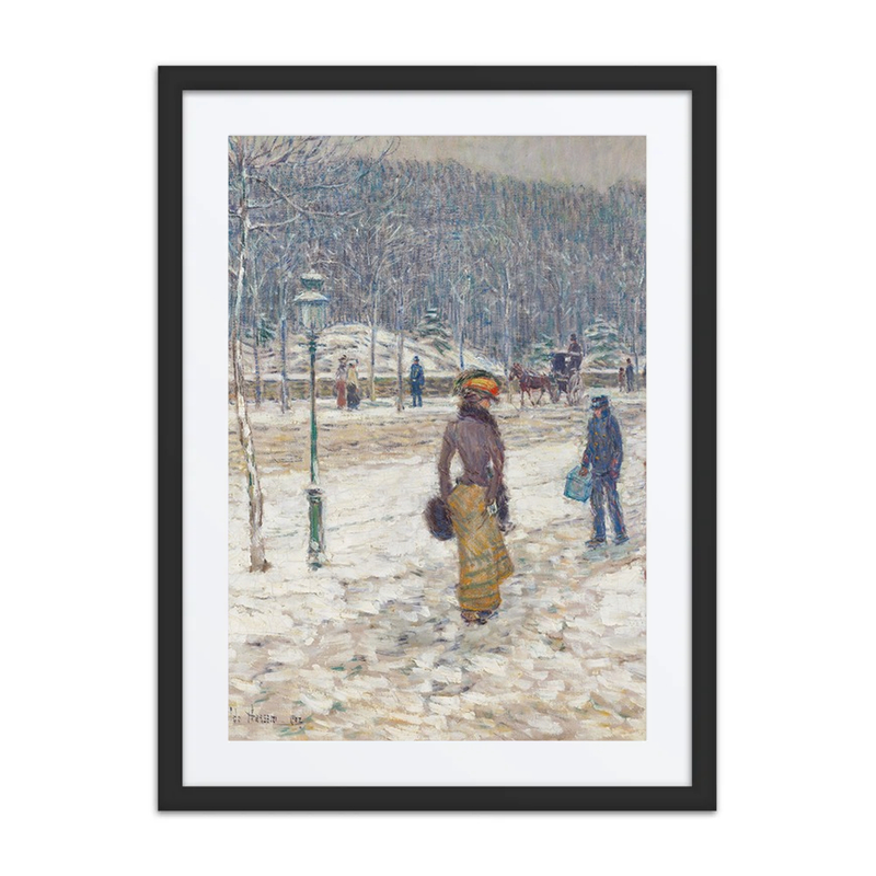 New York Street in Snow