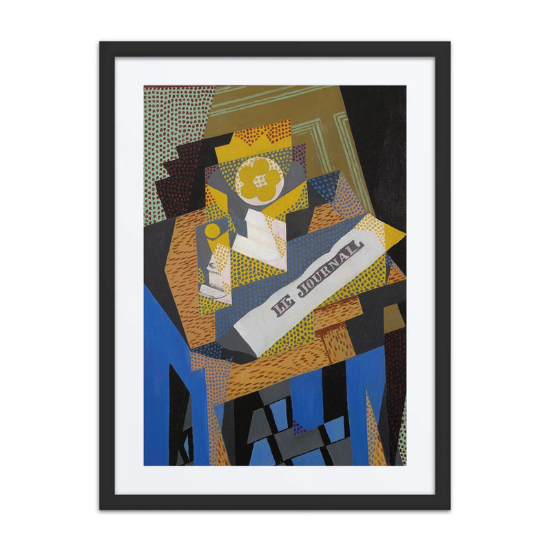 Newspaper and Fruit Dish