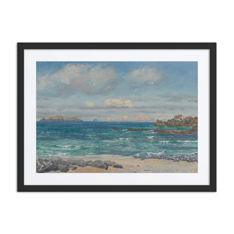 Newtrain Bay and Gull Island, Cornwall