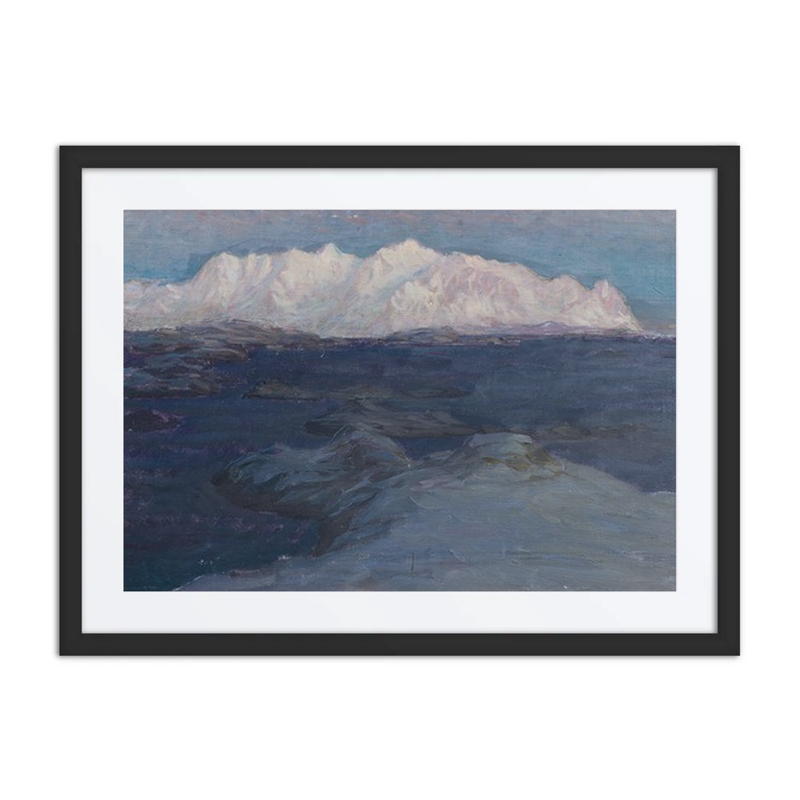 Night over Store Molla. Study from Lofoten