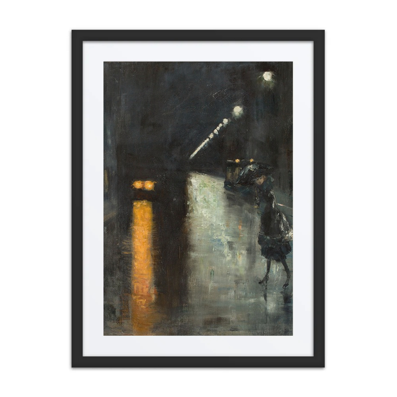 Night Street Scene, Berlin