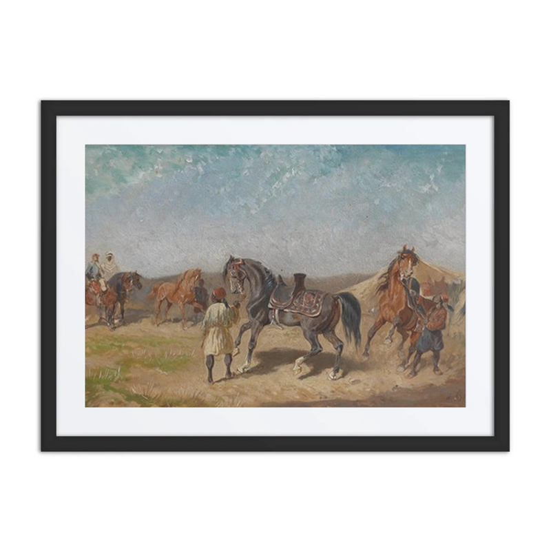 Nordafrikanisches Reiterlager