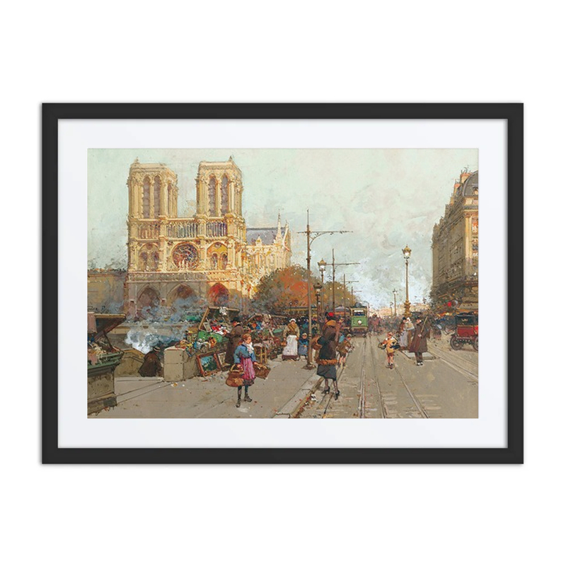 Notre Dame de Paris, Vue du Quai de Montebello