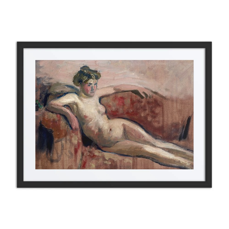 Nude Lying on a Sofa