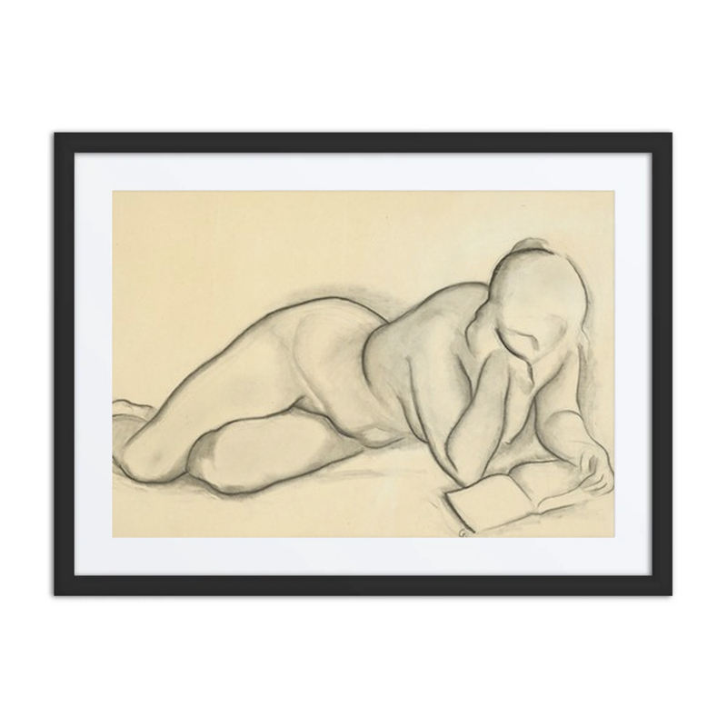 Nude with Book