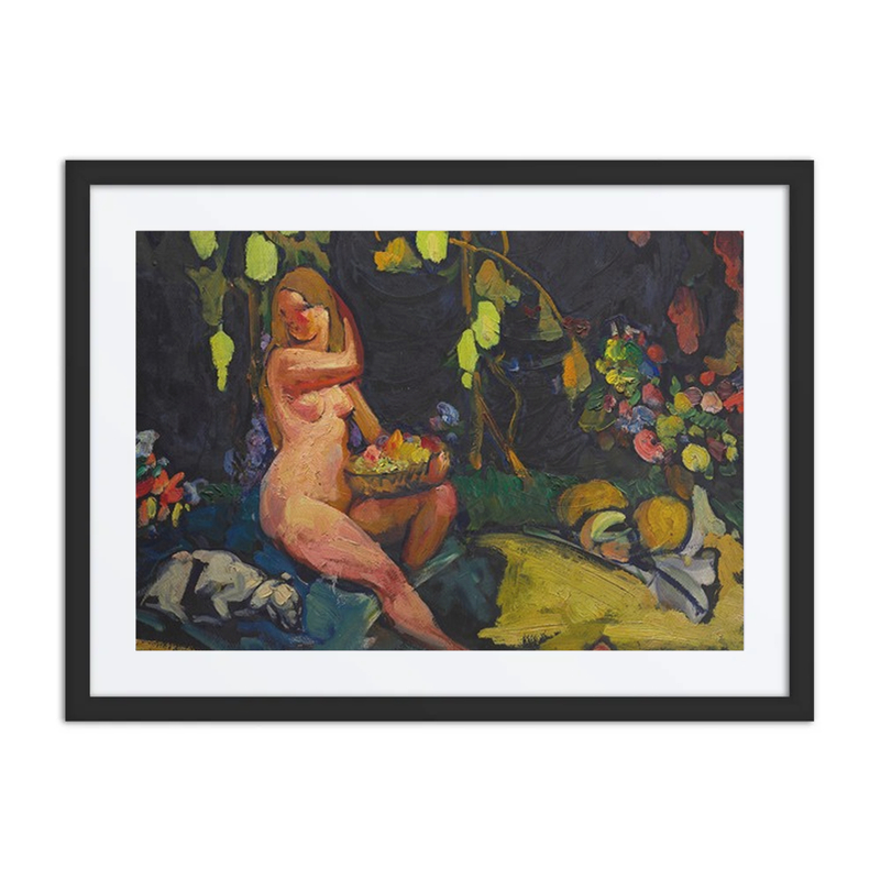 Nude with Fruit Basket