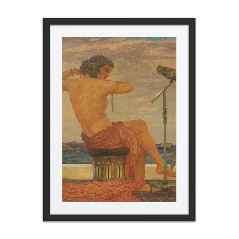 Nude with Paradise Bird