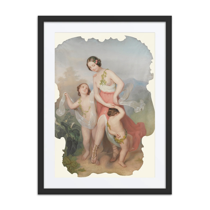 Nymph with Two Putti