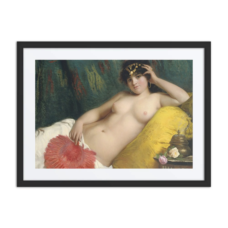 Odalisque with a Red Fan