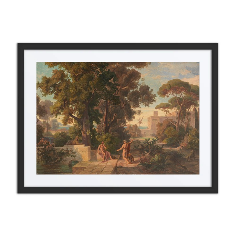 Odysseus Receiving Moly from Hermes