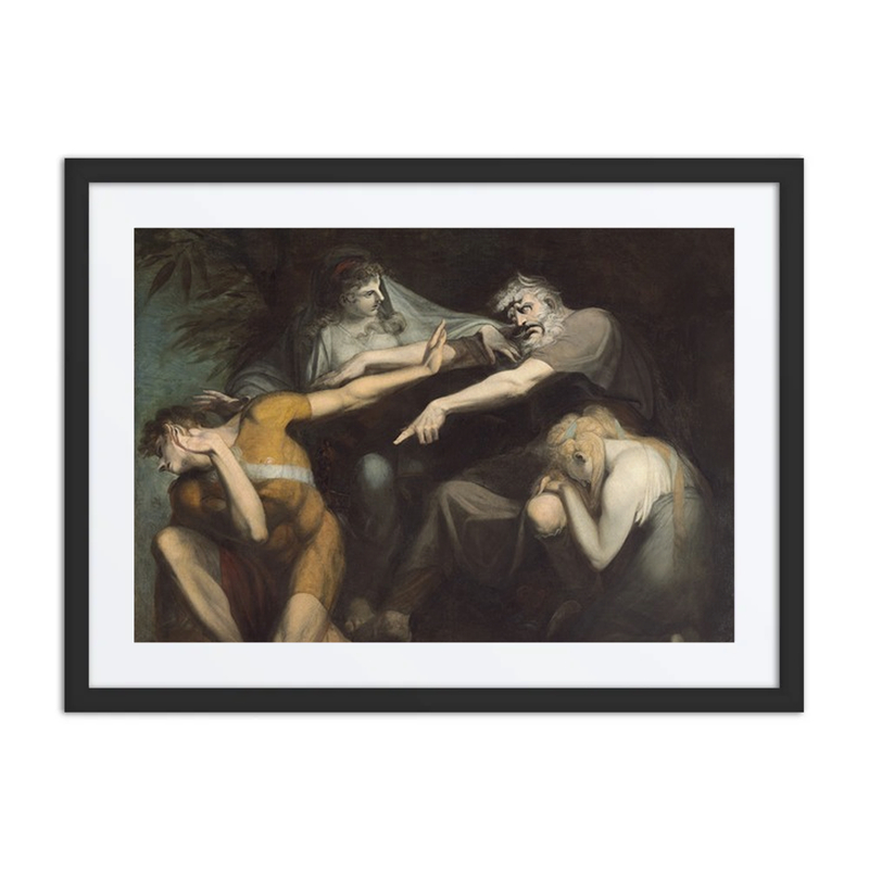 Oedipus Cursing His Son