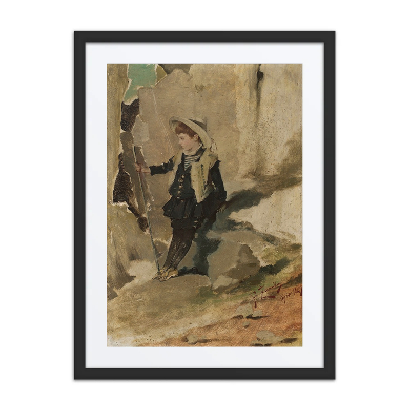 Ojców – Boy Against the Rocks