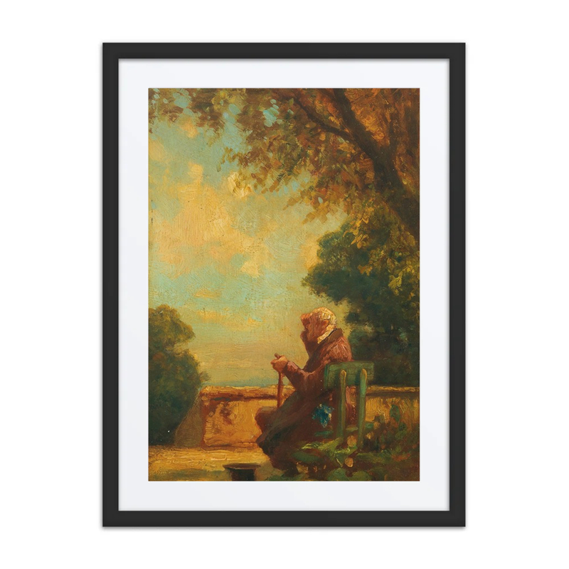 Old Man on a Bench