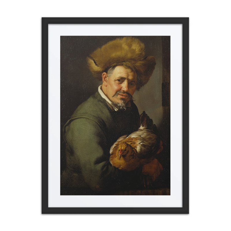Old Man with a Hen