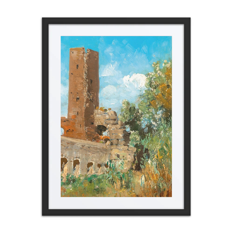 Old Watchtower in the Roman Campagna