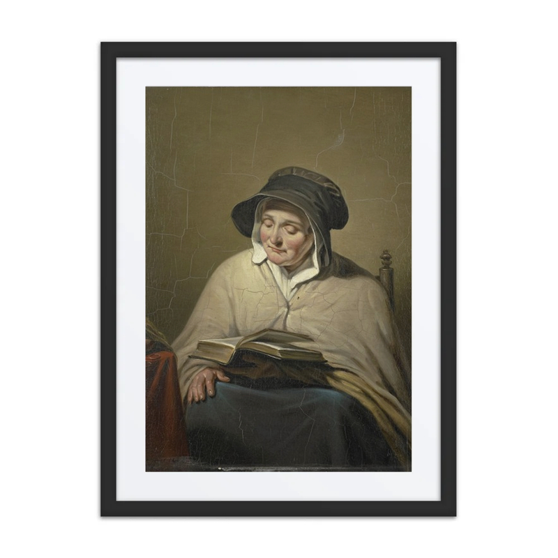 Old Woman Reading