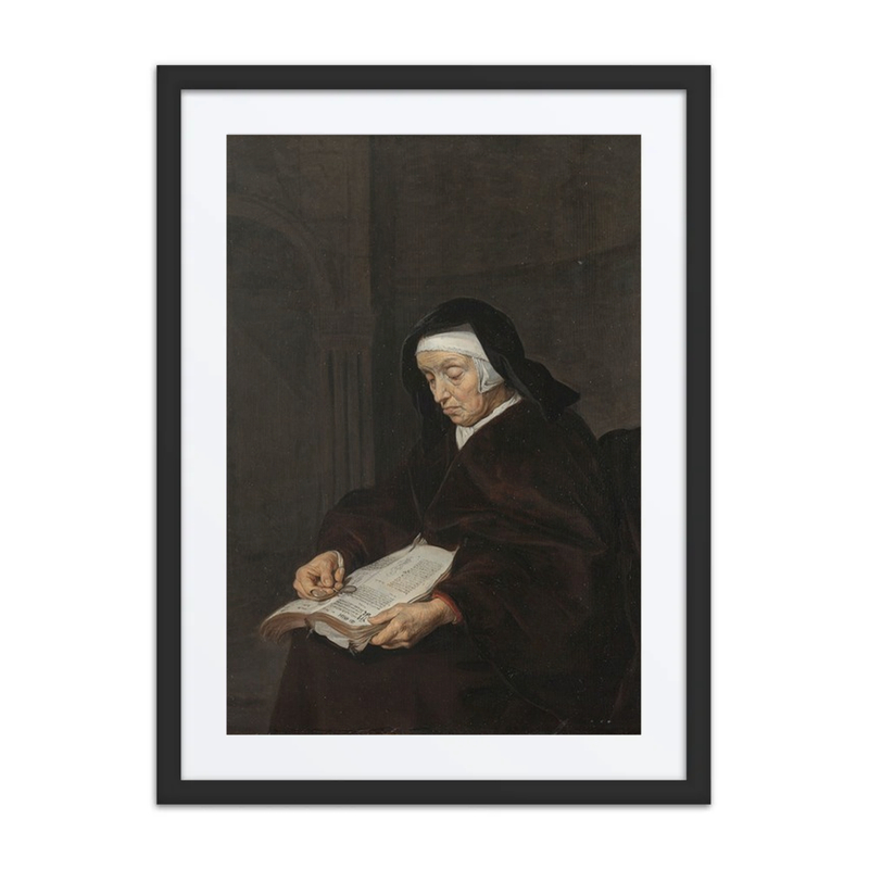 Old Woman Reading