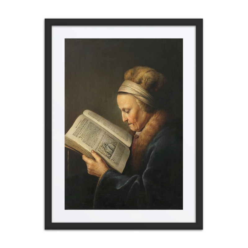 Old Woman Reading