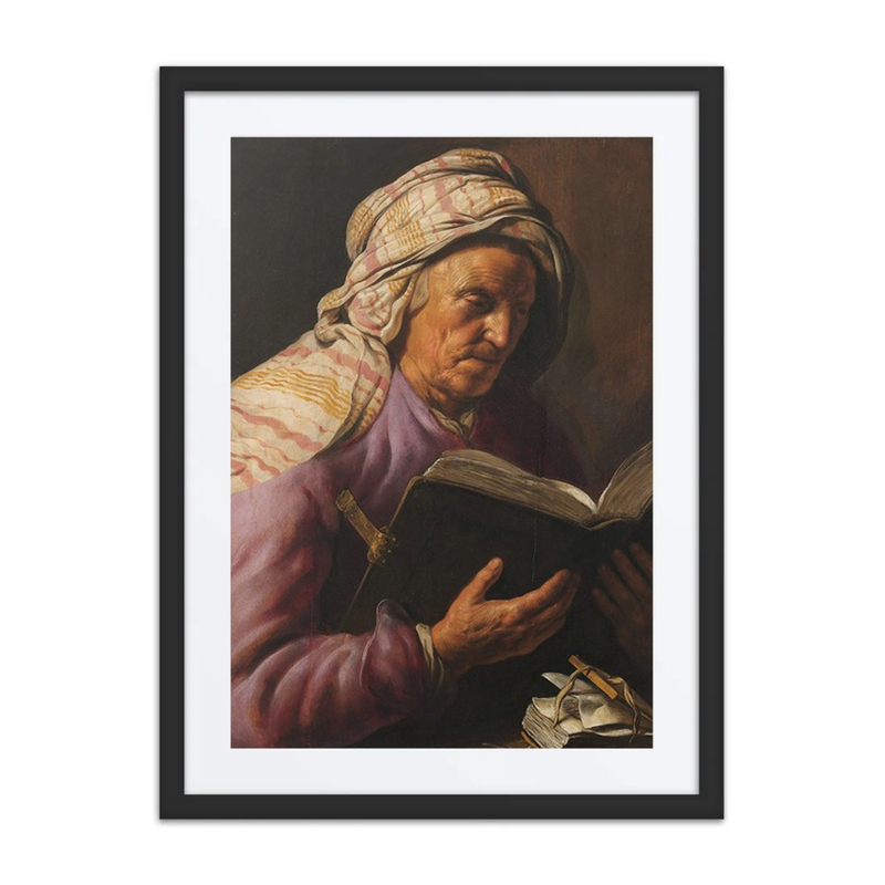 Old Woman Reading