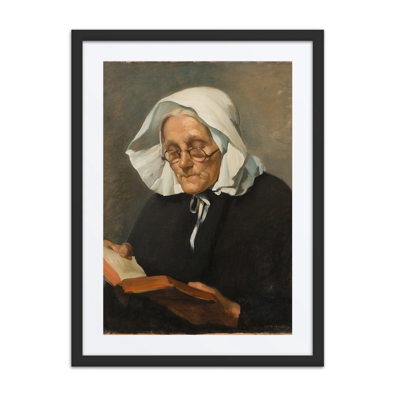 Old Woman Reading