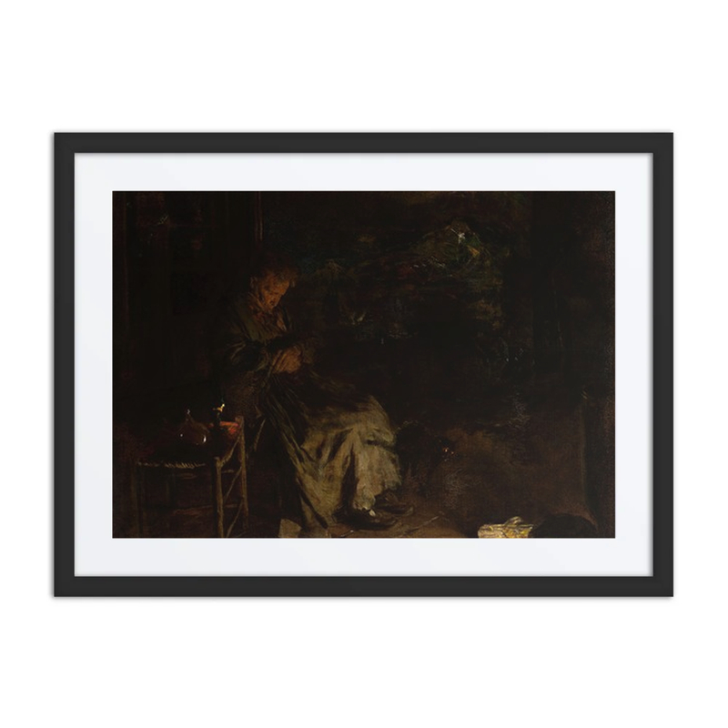 Old Woman Watching over a Dead Body I