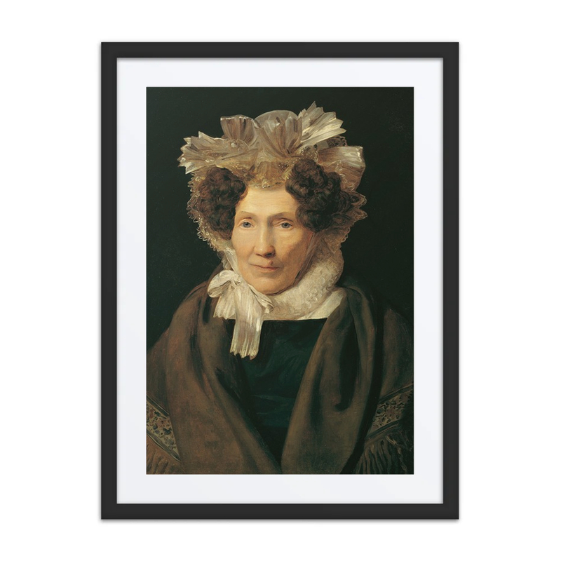 Old Woman with a White Ribbon Bonnet