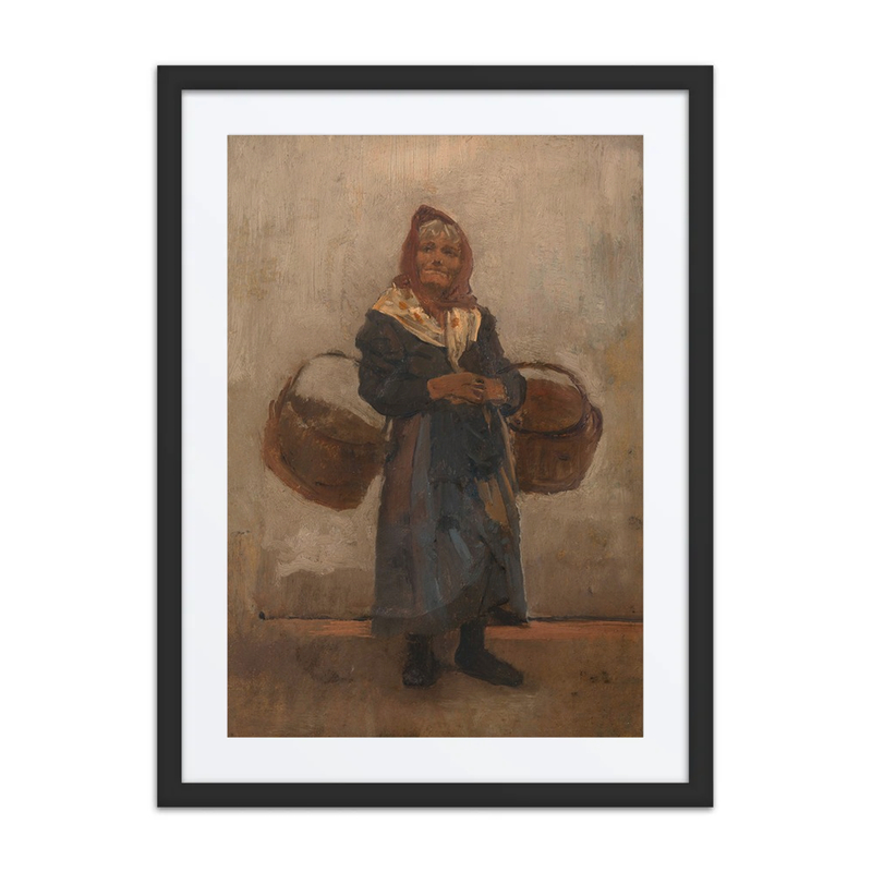 Old Woman with Baskets (Venetian Merchant)