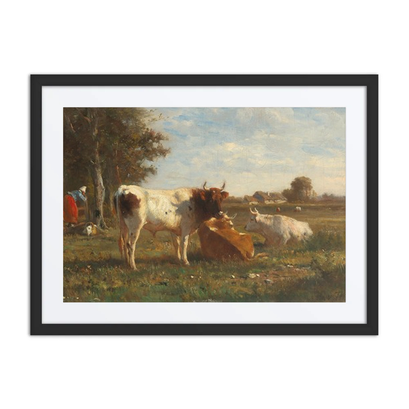 Open Landscape with Cows