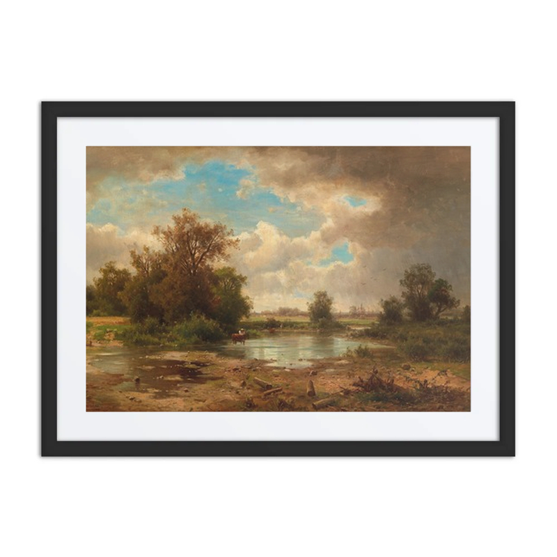 Open Landscape with Pond