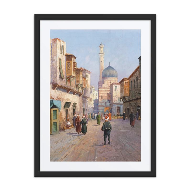 Orientalische Straßenszene