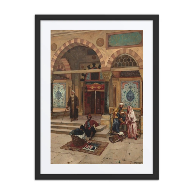 Outside the Mosque