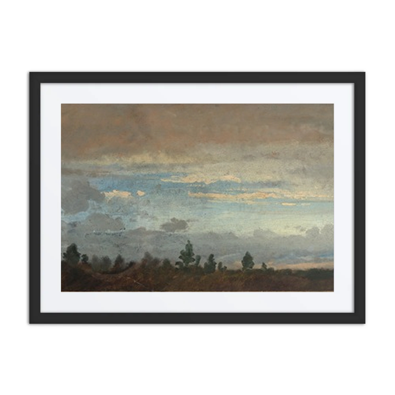 Overcast Evening Sky