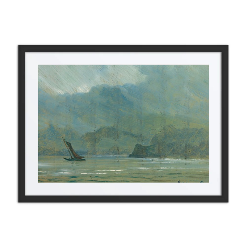 Pale Blue Landscape