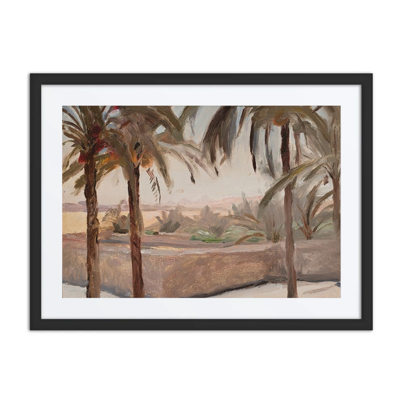 Palm Trees Against the Pyramids