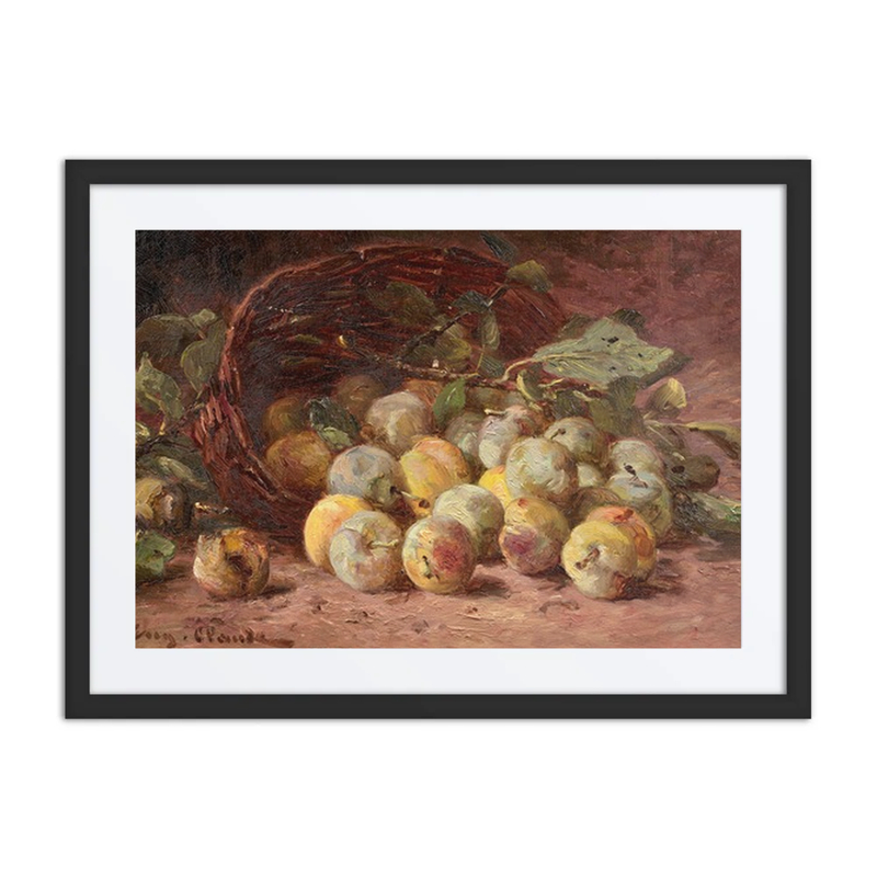 Panier de Reines-Claudes Renversées