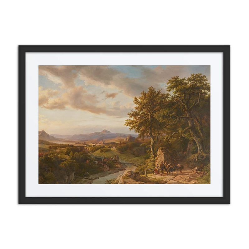 Panoramic Landscape on the Middle Rhine