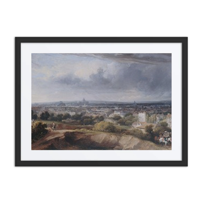 Paris from the Heights of Montmartre