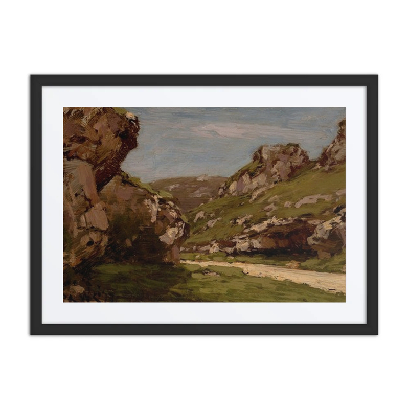 Path Through a Rocky Landscape