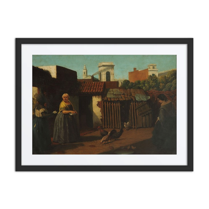 Patio Porteño en 1850