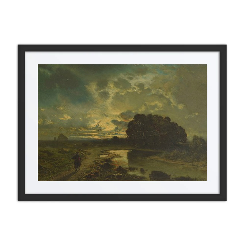 Paysage Avec Cours d’Eau